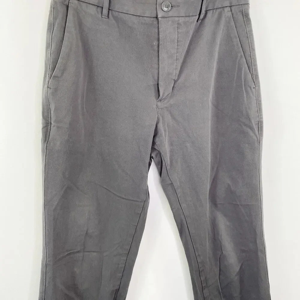 Everlane Mens Gray Slim Fit‎ Chino Pants Size 32x30 Career Office Everyday Basic